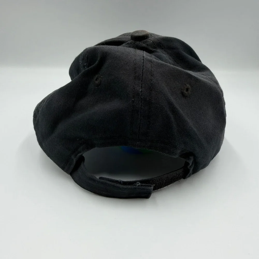 Youth Peterbilt Baseball Hat Black Red Oval Logo Trucker Cap Adjustable Strap